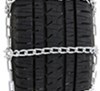 tire chains on road only titan chain w/ cams - ladder pattern twist link assisted tensioning 1 pair