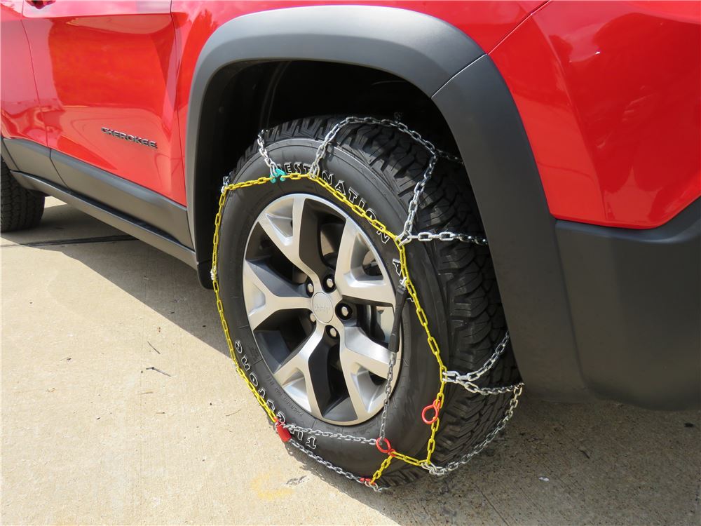 2021 Jeep Cherokee Titan Chain Alloy Snow Tire Chains Diamond Pattern