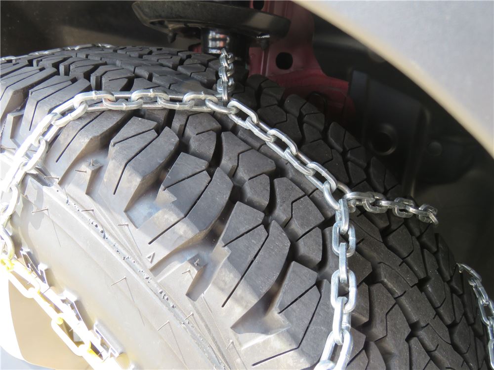 2018 Jeep Cherokee Titan Chain Alloy Snow Tire Chains Diamond Pattern