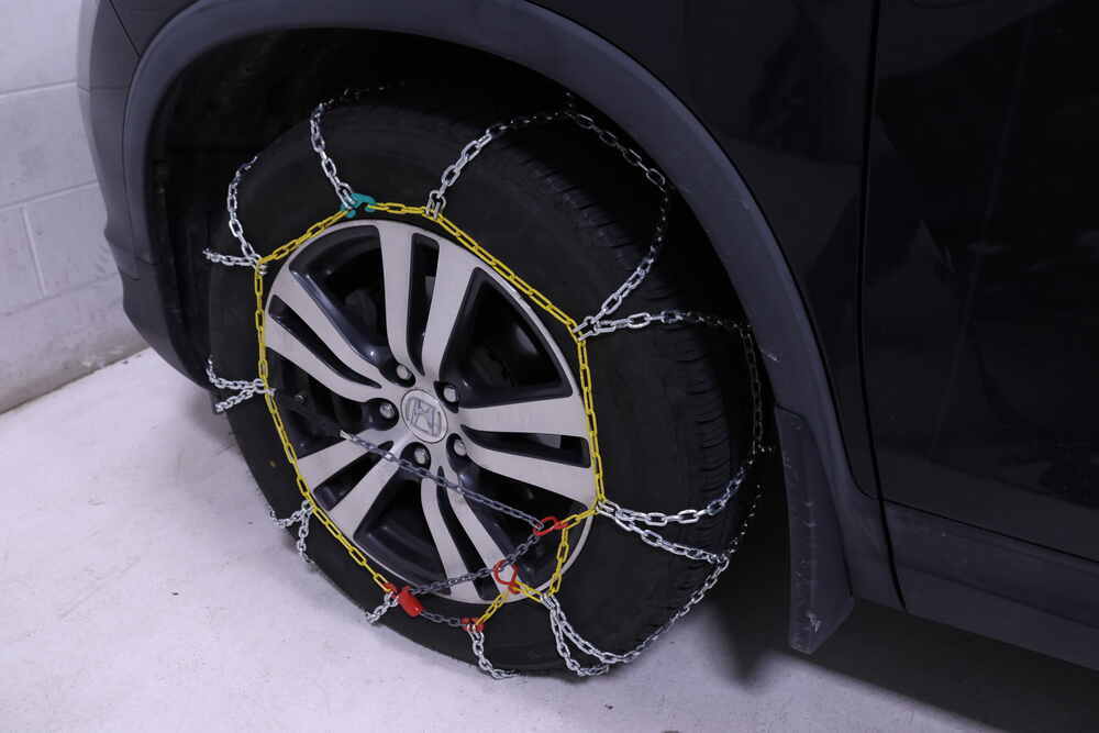 2022 Honda Pilot Titan Chain Snow Tire Chains Diamond Pattern