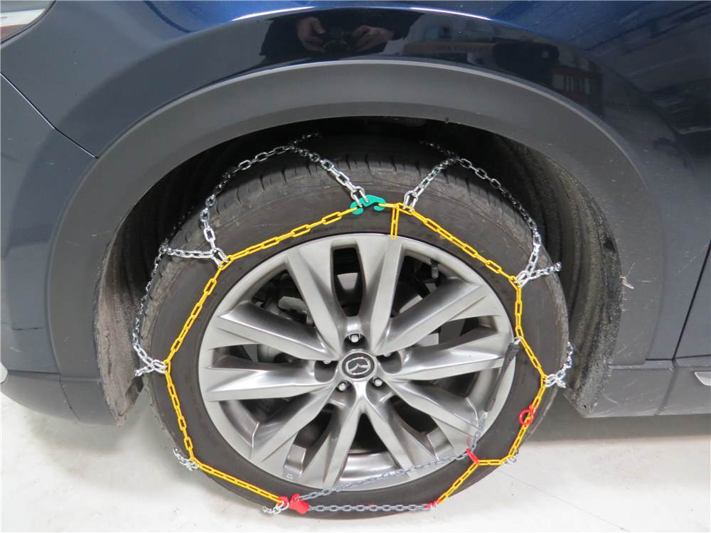 2019 Mazda CX9 Titan Chain Alloy Snow Tire Chains Diamond Pattern
