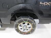 2012 ford f 150  tire chains steel square link on a vehicle
