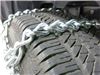 0  tire chains steel twist link titan chain mud service - ladder pattern manual tensioning 1 pair