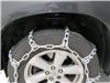 2008 toyota highlander  tire chains steel twist link on a vehicle
