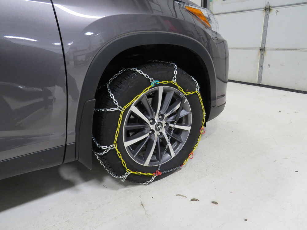 2019 Toyota Highlander Titan Chain Tire Chains Diamond Pattern