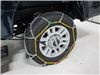 Titan Chain Alloy Snow Tire Chains - Diamond Pattern - Square Link - 1 Pair Deep Snow TC2519 on 2018 Ford F 250 Super Duty 