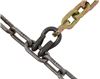 construction forestry loader grader titan alloy tire chains - ladder pattern square link 1 pair