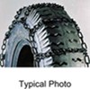 tire chains on road or off titan chain snow - ladder pattern v bar links manual tensioning 1 pair