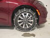 2021 chrysler pacifica  tire chains on road or off titan chain snow - ladder pattern v bar links manual tensioning 1 pair