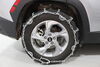 2023 hyundai tucson  tire chains on road only titan chain snow w cams - ladder pattern v bar links assisted tensioning 1 pair