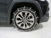 2020 toyota rav4  tire chains not class s compatible titan chain snow - ladder pattern v bar links manual tensioning 1 pair