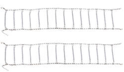 Titan Chain Snow Tire Chains - Ladder Pattern - V Bar Links - Manual Tensioning - 1 Pair - TC2821