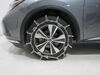 2020 nissan murano  tire chains on road only titan chain snow w cams - ladder pattern v bar links assisted tensioning 1 pair