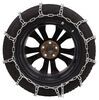 tire chains steel v-bar titan chain snow w/ cams - ladder pattern link 1 pair