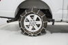 2023 ford f-150  tire chains on road or off titan chain snow for wide base and dual tires - ladder pattern twist link 1 axle set