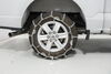 2023 ford f-150  tire chains on road only titan chain w cams - wide base and dual tires ladder pattern twist link 1 axle set