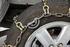 2023 ford f-150  tire chains on road only titan chain alloy snow w/ cams for wide base tires - ladder pattern square link 1 pair