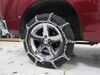 2012 ram 1500  tire chains steel twist link titan chain snow for wide base and dual tires - ladder pattern 1 axle set