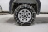 2023 gmc sierra 3500  tire chains on road or off titan chain snow for wide base and dual tires - ladder pattern twist link 1 axle set