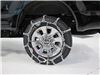 Titan Chain Snow Tire Chains w/ Cams for Wide Base Tires - Ladder Pattern - V-Bar Link - 1 Pair Drive On and Connect TC3831CAM on 2017 Ford F 250 Supe