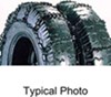 tire chains on road only titan chain snow w/ cams for dual tires - ladder pattern v-bar link 1 axle set