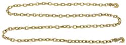Titan Chain Transport Chain w/ Grab Hooks - 3/8" Thick Links - 16' Long - 6,600 lbs - TCG70-10-16