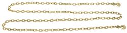 Titan Chain Transport Chain w/ Grab Hooks - 3/8" Thick Links - 20' Long - 6,600 lbs - TCG70-10-20