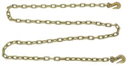 Titan Chain Transport Chain w/ Grab Hooks - 5/16" Thick Links - 10' Long - 4,700 lbs - TCG70-8-10