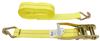 flatbed trailer truck bed 21 - 30 feet long titan chain ratchet tie-down strap with double j-hooks 2 inch x 25' 3 333 lbs
