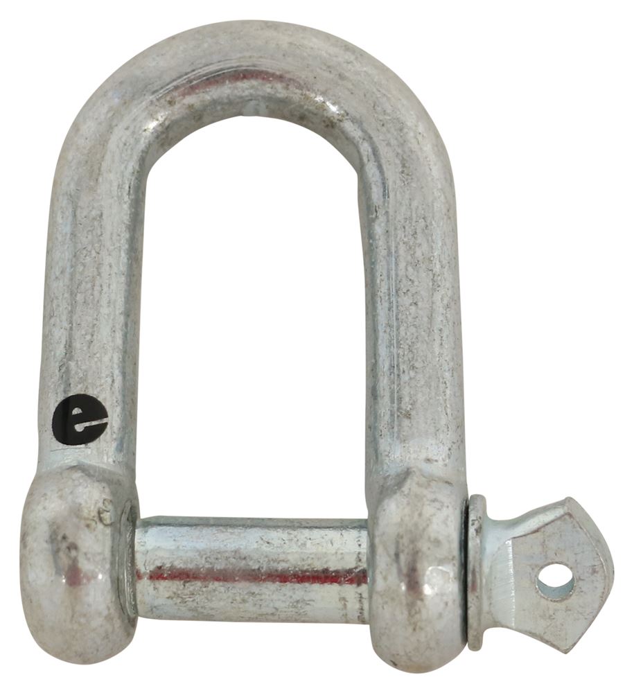 Titan Chain Screw Pin D-Shackle - Galvanized - 3/8" Diameter - Qty 1 - TCS10MM