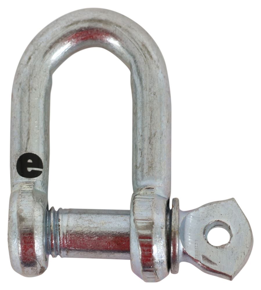 Titan Chain Screw Pin D-Shackle - Galvanized - 5/16" Diameter - Qty 1 - TCS8MM