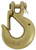 Titan Chain Clevis Hook w/ Spring Loaded Latch for Chain w/ 3/8" Thick Links - 6,600 lbs