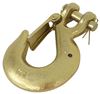 Titan Chain Clevis Hook w/ Spring Loaded Latch for Chain w/ 3/8" Thick Links - 6,600 lbs Chain Parts TCSLIP-G70-10-L