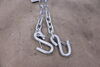 0  safety chains towing a trailer 48 inch long chain with 3/8 s-hook latch - 3 000 lbs qty 1