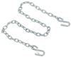 48" Long Safety Chain with 3/16" S-Hook with Latch - 3,000 lbs - Qty 1 Single Chain TCTSCG30-5548-04X2