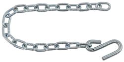 24" Long Safety Chain with 1/4" S-Hook - 5,000 lbs - Qty 1 - TCTSCG30-724-03x1