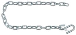 36" Long Safety Chain with 1/4" S-Hook with Latch - 5,000 lbs - Qty 1 - TCTSCG30-736-04x1