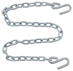 48" Long Safety Chain with 1/4" S-Hook - 5,000 lbs - Qty 1 - TCTSCG30-748-03x2