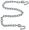 48" Long Safety Chain with 1/4" S-Hook with Latch - 5,000 lbs - Qty 1