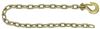 safety chains single chain 42 inch long with 5/16 clevis grab hook - 5 000 lbs qty 1