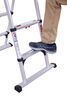 a-frame ladders 375 lbs telesteps telescopic ladder - 6' extended height 10' reachable