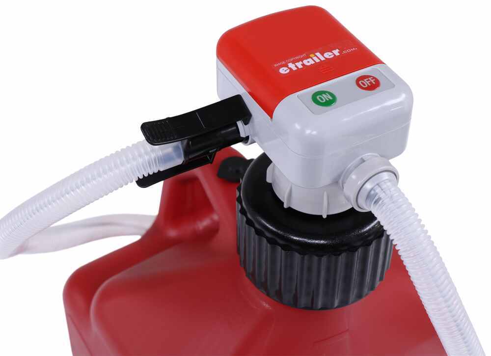 TeraPump Utility Can with Fuel Transfer Pump - 3 Gallons - Battery ...