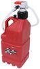utility jug diesel gasoline kerosene light oils water terapump utilitycan with fuel transfer pump - 5 gallons battery powered