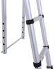 attic ladders telescoping telesteps pull down ladder - 8' to 10' tall ceilings aluminum 300 lbs