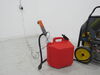 0  powered pump electric terapump fuel transfer for gas cans and buckets - 12v dc 120v ac
