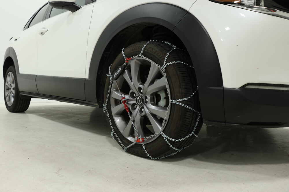 etrailer  Konig Standard Snow Tire Chains Installation - 2020 Tesla Model Y  