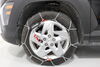 2024 hyundai kona  tire chains on road only konig - diamond pattern square link self tensioning 1 pair