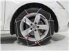 2013 volkswagen jetta  tire chains steel square link on a vehicle