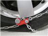 2013 volkswagen jetta  tire chains on road only konig standard snow - diamond pattern d link cb12 size 090