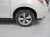 2016 subaru forester tire chains konig on road only - diamond pattern square link assisted tensioning 1 pair